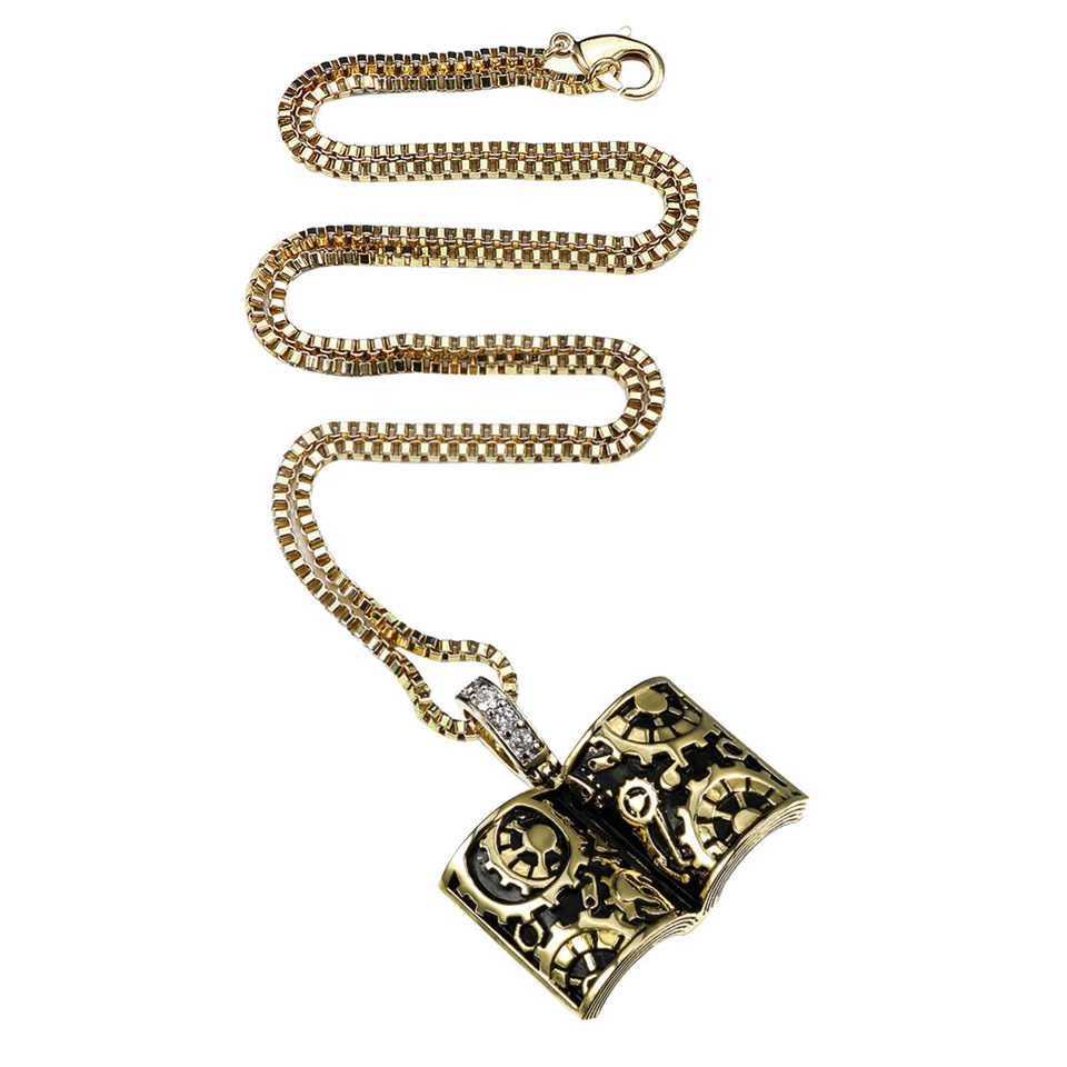 VANAXIN Kalung Liontin Buku Re - Vintage Fashion Library ulasan dan harga