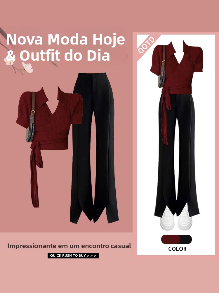 Set Dua Potong Gaya Vintage Ho - Vintage Fashion Hong Kong ulasan dan harga