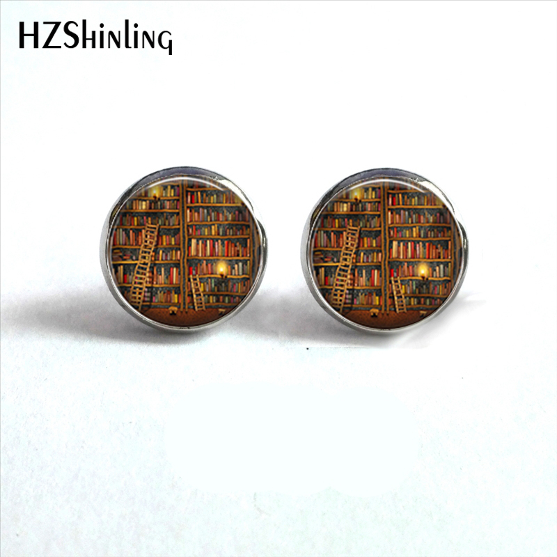 NES-00101 Anting Buku Perpusta - Vintage Fashion Library ulasan dan harga