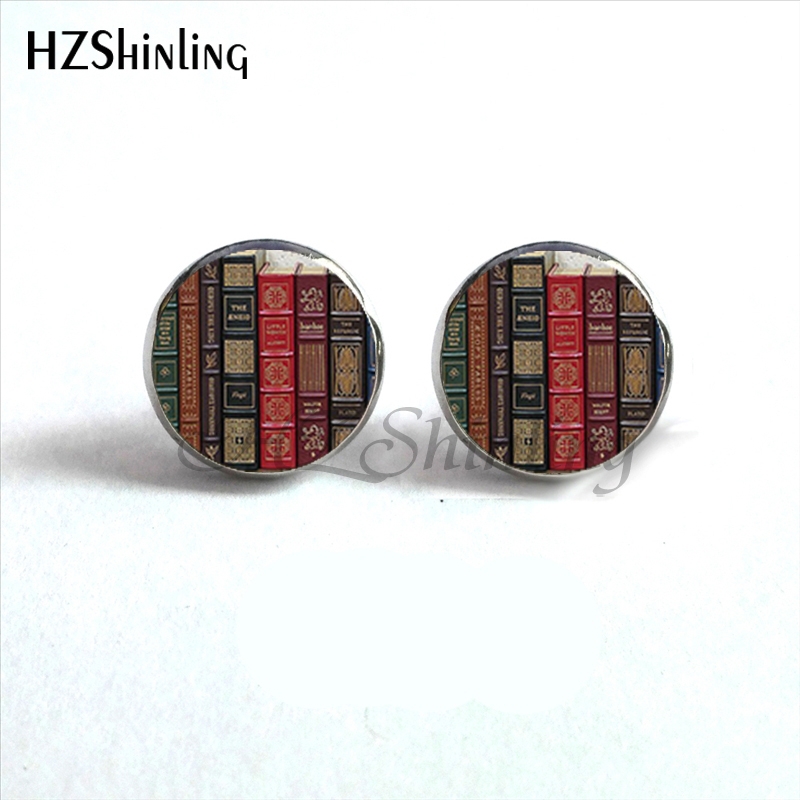 NES-00101 Anting Buku Perpusta - Vintage Fashion Library ulasan dan harga