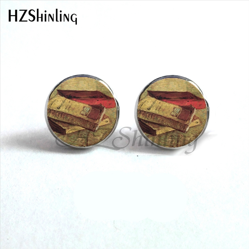 NES-00101 Anting Buku Perpusta - Vintage Fashion Library ulasan dan harga
