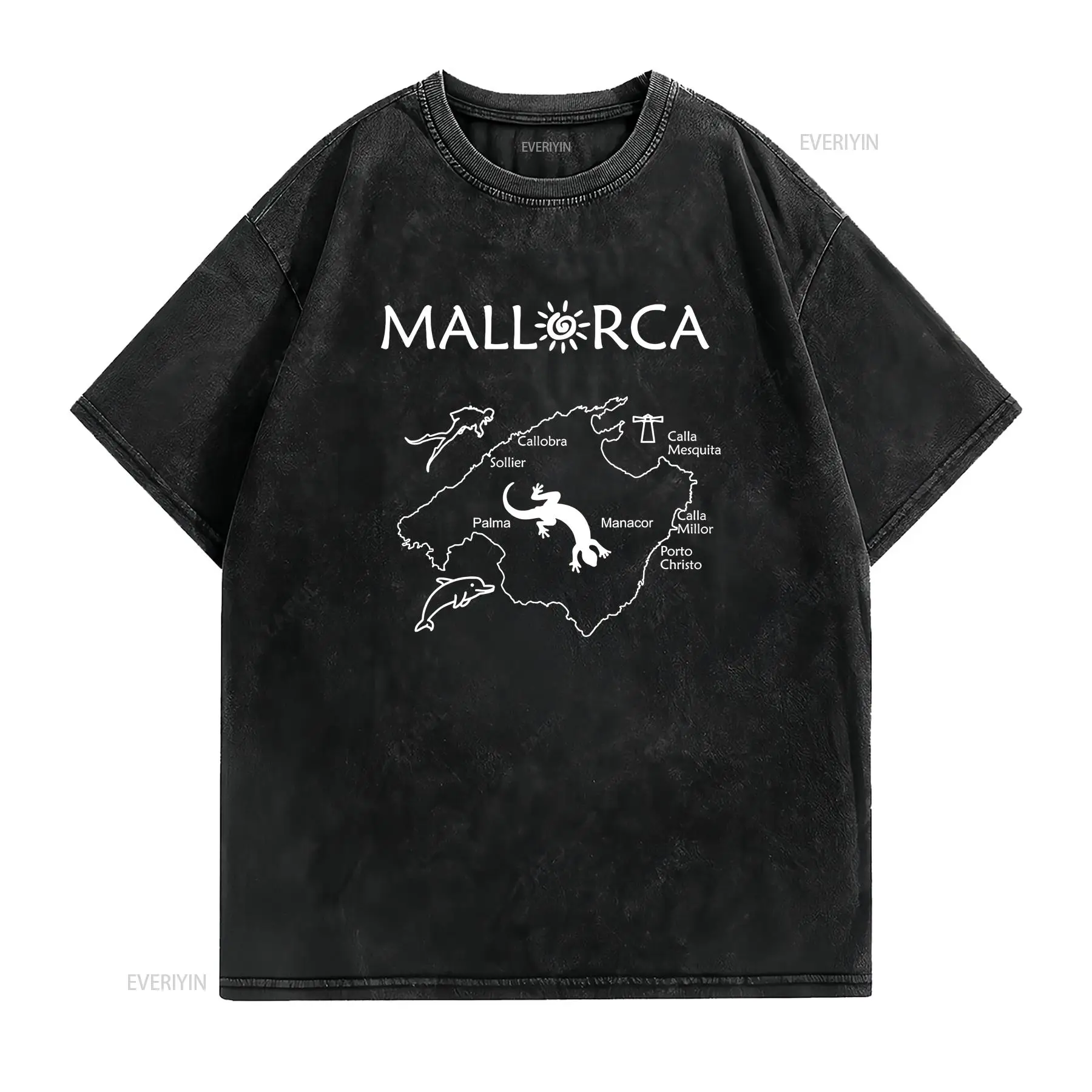 Kaos Peta Mallorca Panduan Per - Vintage Fashion Guide ulasan dan harga