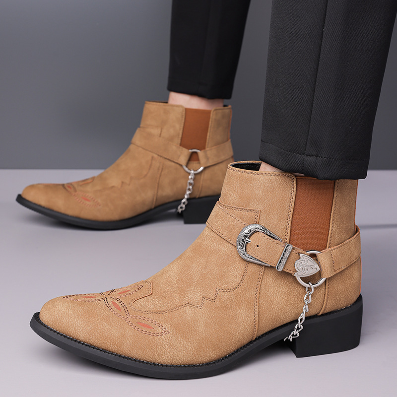 Sepatu Bot Koboi Vintage Pria  - Vintage Fashion Style ulasan dan harga