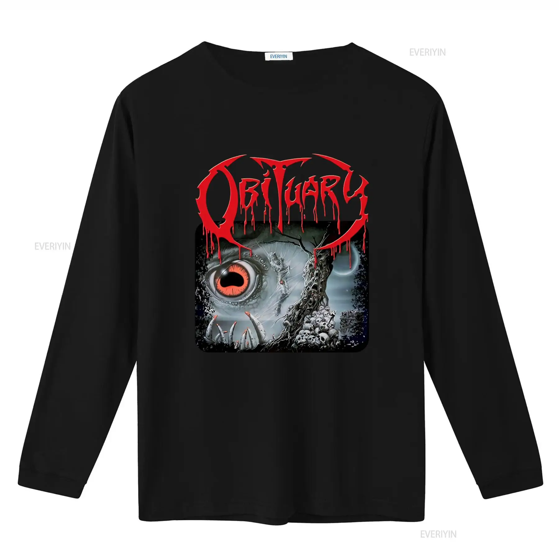 Kaos Dewasa Motif Horor Gotik  - Vintage Fashion Obituaries ulasan dan harga