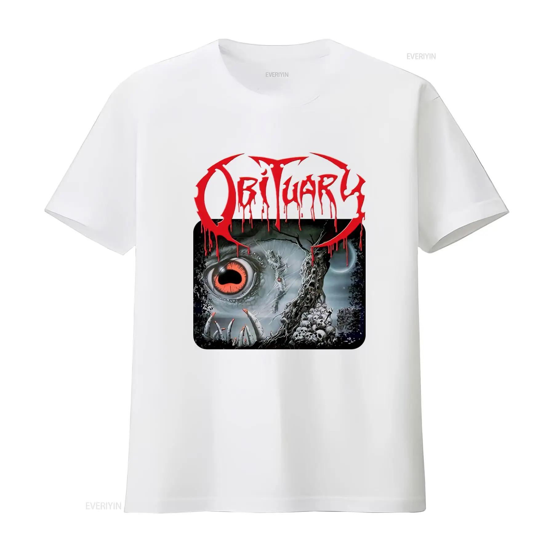 Kaos Dewasa Motif Horor Gotik  - Vintage Fashion Obituaries ulasan dan harga