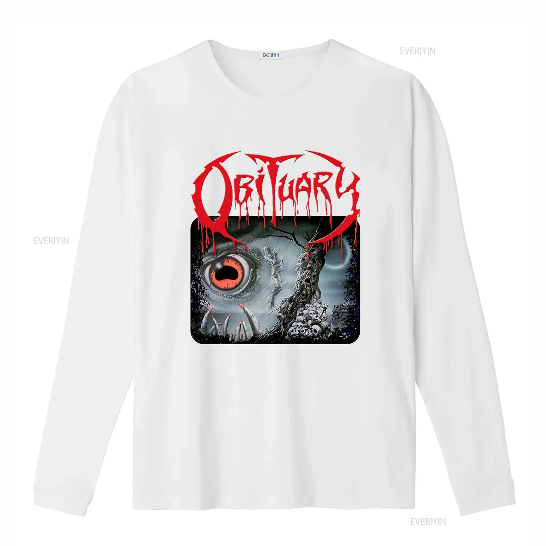 Kaos Dewasa Motif Horor Gotik  - Vintage Fashion Obituaries ulasan dan harga