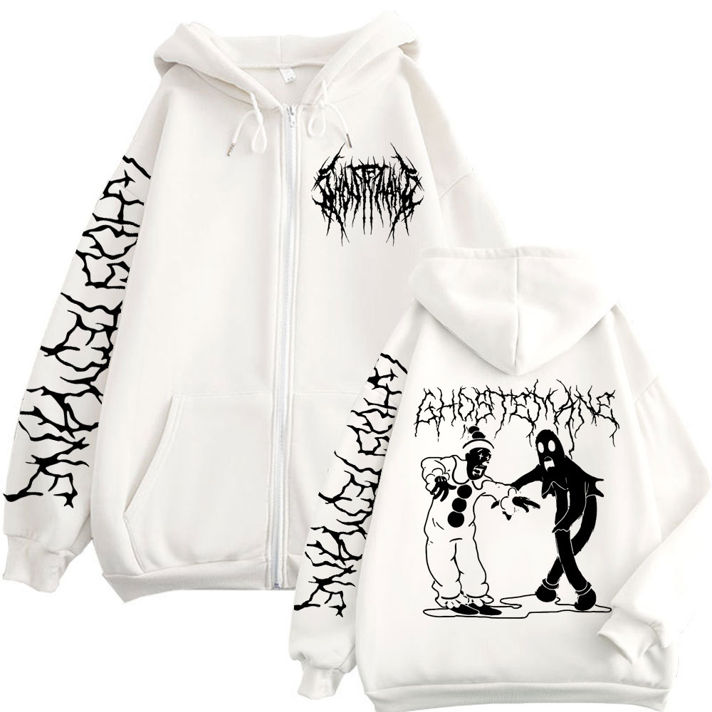 Ghostemane Hoodie Ritsleting G - Vintage Fashion Pop Up ulasan dan harga