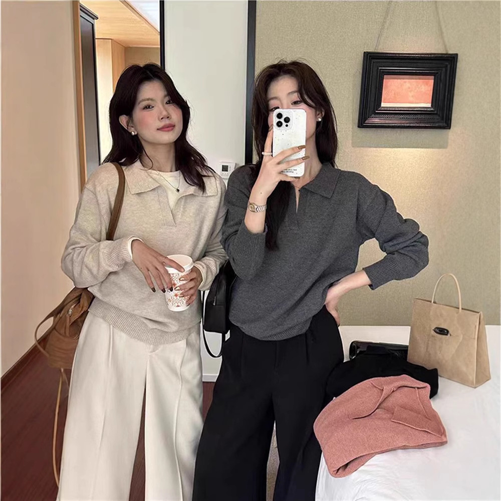 Sweater kerah untuk wanita mus - Vintage Fashion Hong Kong ulasan dan harga