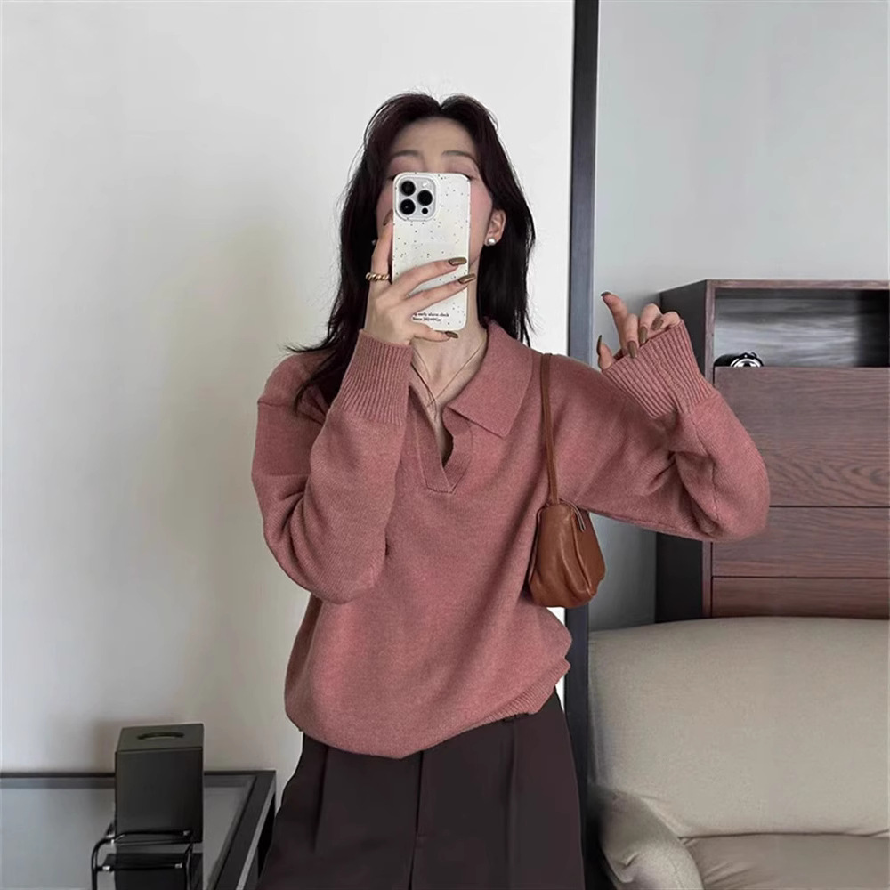 Sweater kerah untuk wanita mus - Vintage Fashion Hong Kong ulasan dan harga