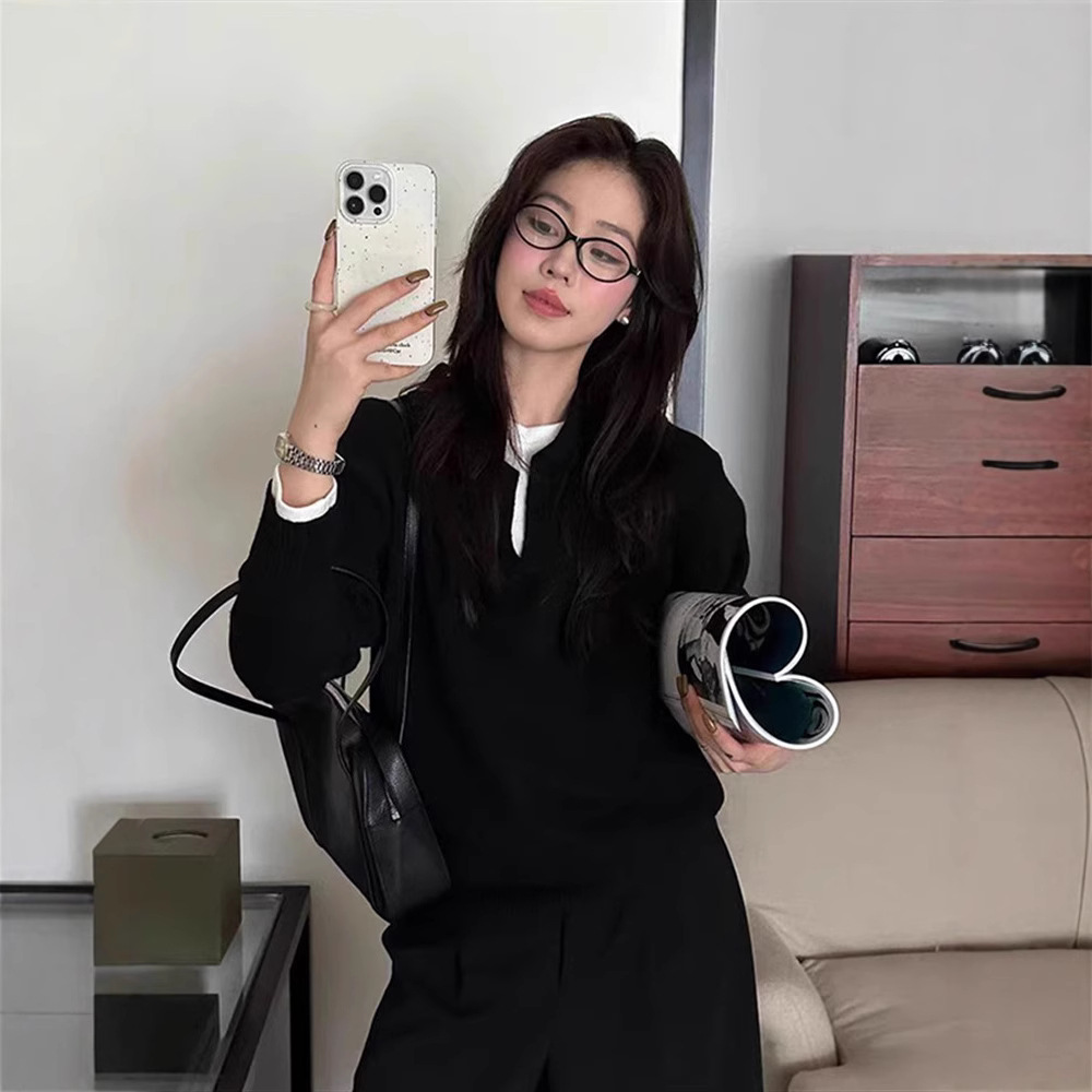 Sweater kerah untuk wanita mus - Vintage Fashion Hong Kong ulasan dan harga