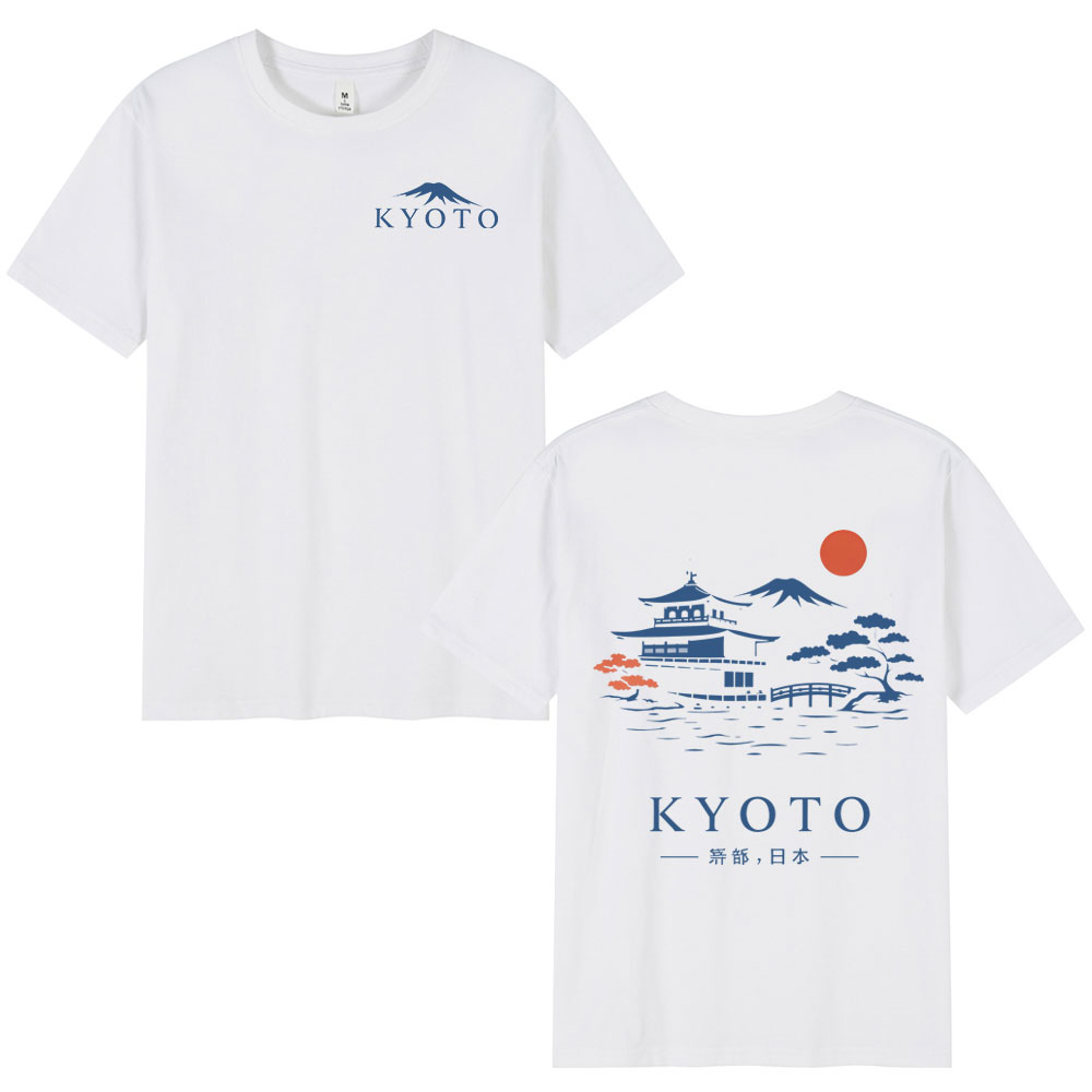 Kaus Gaya Jepang Kyoto Pakaian - Vintage Fashion Kyoto ulasan dan harga