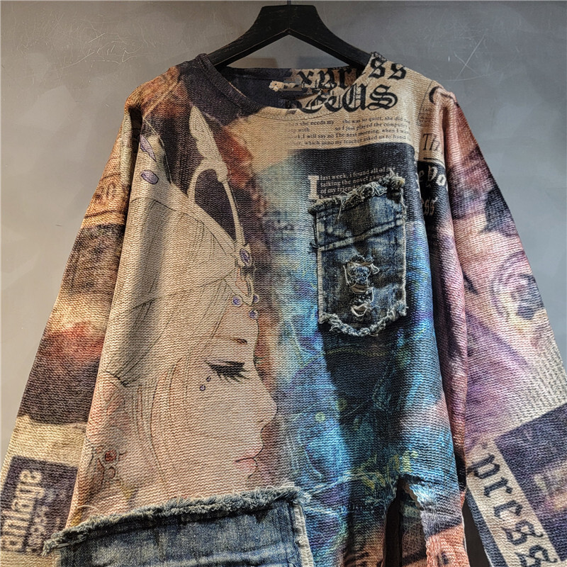 WTHT Sweater Rajut Wanita Mode - Vintage Fashion Influencers ulasan dan harga