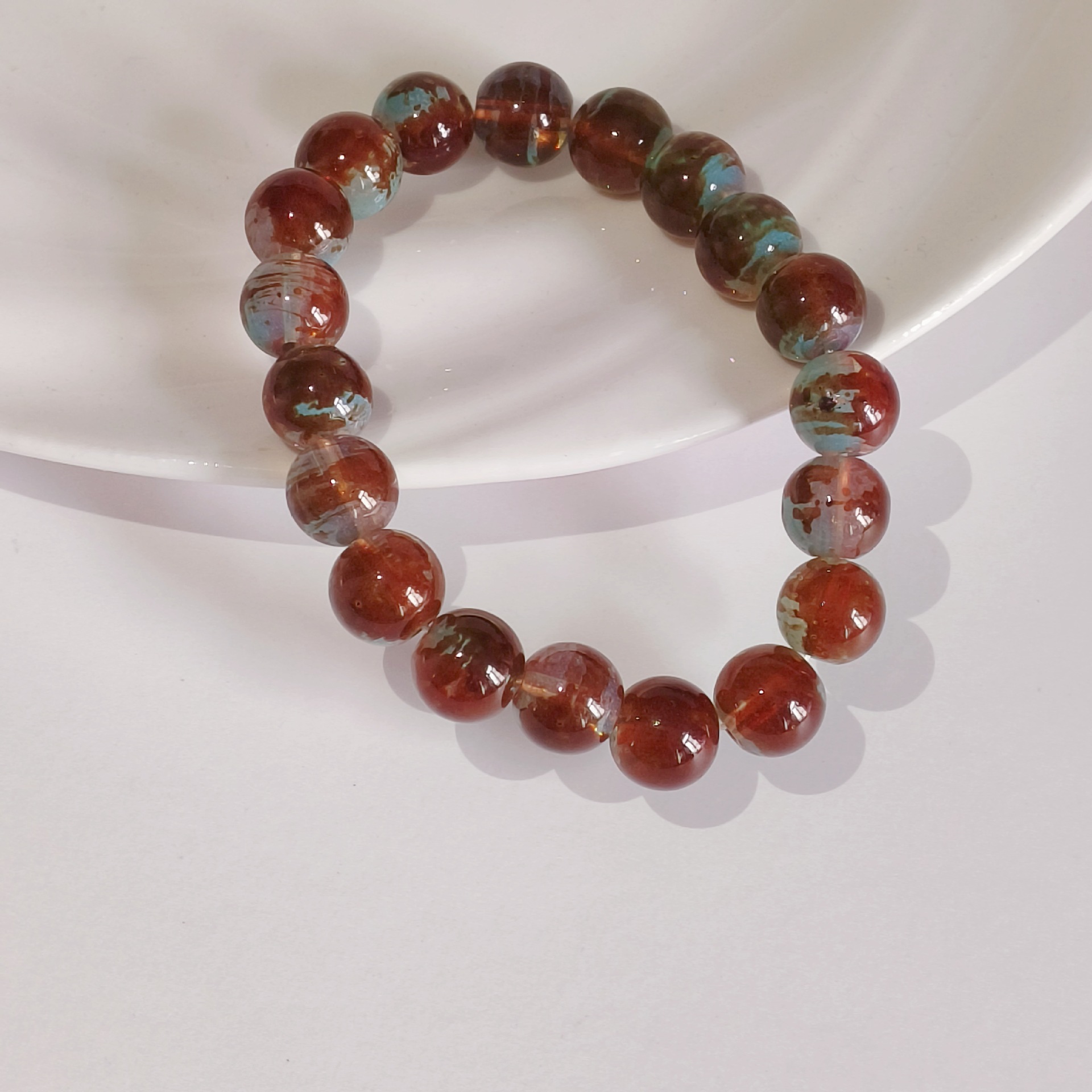 Gelang Manik-manik Bulat Seder - Vintage Fashion Pop Up ulasan dan harga